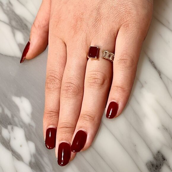 Natural Ruby Sapphire Ring 6.5 14k W Gold 3.64 TCW Certified $4,950 310635 - Picture 9 of 16